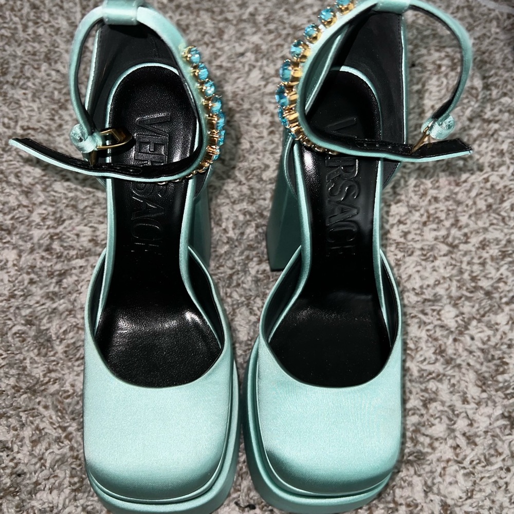 Versace platform heels